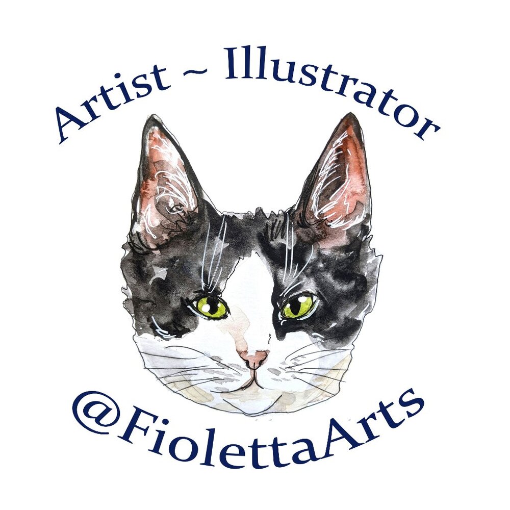 Maine Coon Cat Watercolor Art Print - Picture 4 of 4